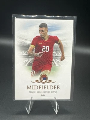 2023 Futera Unique World Football Midfielders Sergej Milinkovic-Savic /62 - Image 1 of 3