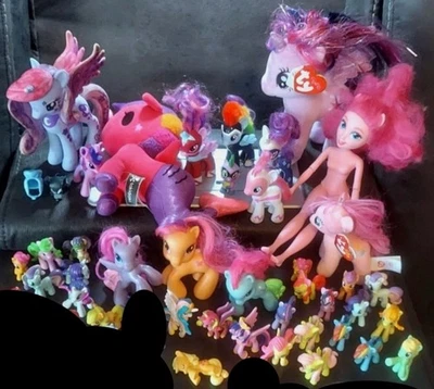 My Little Pony Mixed Lot Princess Celestia Twilight Power Ponies Hasbro MLP  - Image 1 of 4