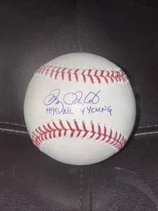 Doug Drabek handsigniert signed OML Baseball Inschrift 1990 NL CY YOUNG Beckett - Bild 1 von 6