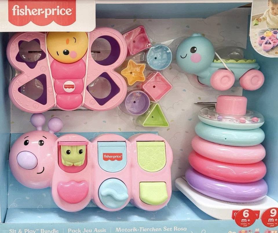 *NUEVO* Fisher-Price Sit & Play ROSA Juego de Desarrollo {AGOTADO} Foto 1 de 1