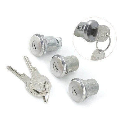 * Door Lock Cylinder And Key For Camaro 654394765282 - Image 1 of 4