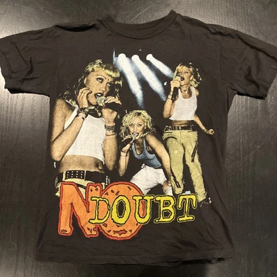 Camiseta Rara De Colección Sin Dout Años 90 Gwen Stefani Blanca Corte Único Etiqueta Foto 1 de 4