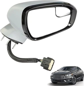 Espejo retrovisor lateral pasajero térmico 11 cables diestro repuesto para Ford Fusion 2015-2017 - Imagen 1 de 6