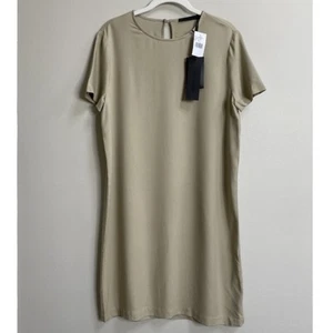 Abito T-Shirt Jenni Kayne Willow Crepe Taglia S Nuovo con etichette - Foto 1 di 15