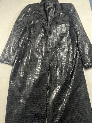 Chaqueta Abrigo Larga Ligera Selene Sport Mujer Talla 2X Negra Estampado Reptil Foto 1 de 4