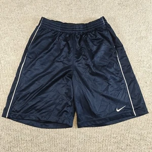 Vintage Nike Dept Basketball Shorts Herren L Blue Shadow Striped Gray Tag Retro " - Bild 1 von 9