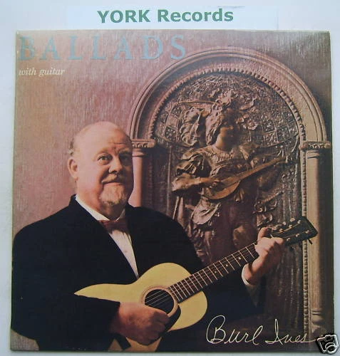 BURL IVES - Ballads With Guitar - Ex Con LP Record - Image 1 of 1