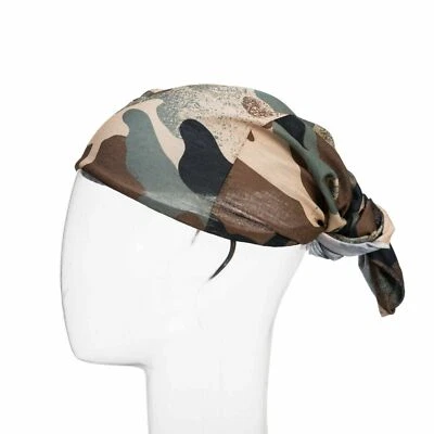 Envoltura facial tubo prendas para la cabeza diadema sin costuras bandana máscara bufanda - ejército - A975 Foto 1 de 4