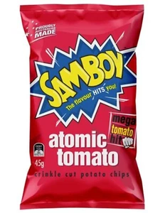 Samboy Tomato Potato Chips 45g x 18 - Picture 1 of 1