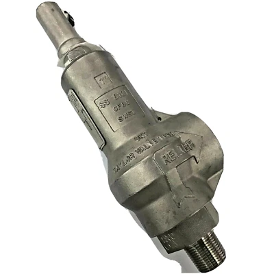TAYLOR VALVE SS316 Relief Valve 3/4" NPT Inlet x 1" NPT Outlet Set @ 1900 psi - Image 1 of 4