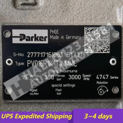 PV016R1K1T1NMMC Parker Piston Pump UPS SHIPPING - Image 1 of 2