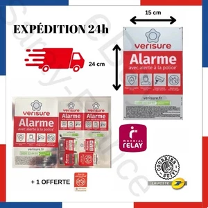 MAXI LOT Plaque Plexi + 7 Autocollants Complet VERISURE NEUF Alarme🚨 - Imagen 1 de 1