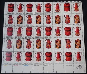 MALACK 1775 - 1779 15c arte popular, cerámica, en estado bastante bueno og nh, ..más.. hoja 1775-1778 - Imagen 1 de 1
