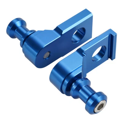 Bloques de eje Billet Ajustadores de cadena Deslizadores de husillo para Suzuki DRZ400SM 2005-2021 Foto 1 de 4