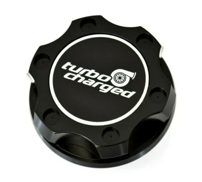 VMS RACING BLACK TURBOCHARGED ENGINE OIL FILLER CAP FOR DODGE NEON CALIBER SRT4 — 第 1/3 张图片
