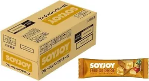 Otsuka Soyjoy Fruit & Baked Cheese Nutritious Gluten Free Snack Bar 30gx48pieces - Picture 1 of 6