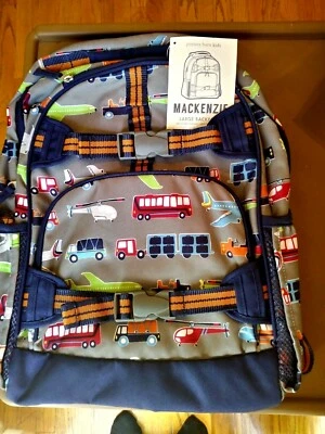 Pottery barn LARGE BACKPACK school airplane Disney car truck Brody space wheel . - Image 1 of 4
