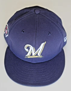 Milwaukee Brewers Baseball Cap Game Issued September 11 2019 At Marlins Ed Sedar - Picture 1 of 6
