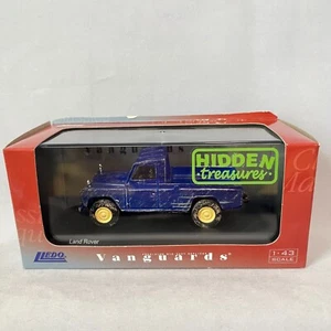 Vanguards Land Rover Weathered Blue VA 07606 Hidden Treasure Series Original Box - Picture 1 of 4