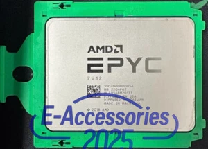 AMD EPYC 7V12 débloqué 2,45 GHz 64C 128T Zen2 SP3 DDR4 240W - Photo 1/1