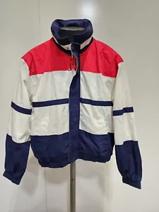 Vintage Dunbrooke Lightweight Jacket Red/White/Blue Size M - Picture 1 of 4