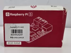 Raspberry Pi 5Arm Cortex-A76 2.40GHZ 4GB RAM SEALED DAMAGED BOX - Picture 1 of 11