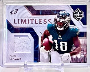 2021 Panini Limited Limitless Jalen Reagor Materials Patch LM-JR /75 - Picture 1 of 2