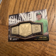 2018 Topps WWE Commemorative Championship Medallions 214/299 - John Cena
