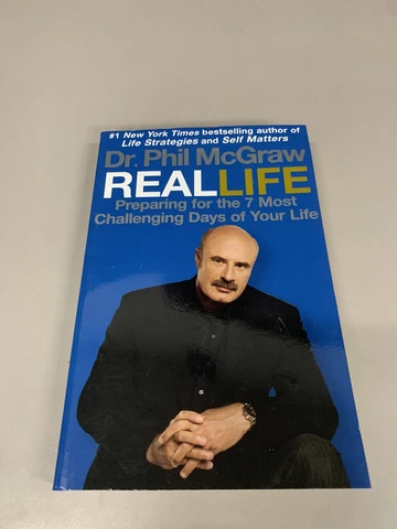 SIGNED Real Life Book By Dr. Phil McGraw Paperback 2008 Cover