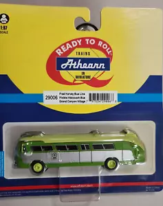 Athearn HO Flxible Visicoach Bus Fred Harvey Line Grand Canyon Village #29006 Nuovo con scatola - Foto 1 di 2