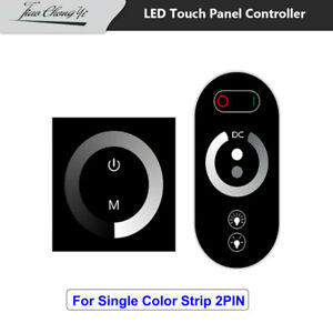 Touch Panel Controller RGB RGBW Wall Mounted Panel Dimmer  Remote For led strip