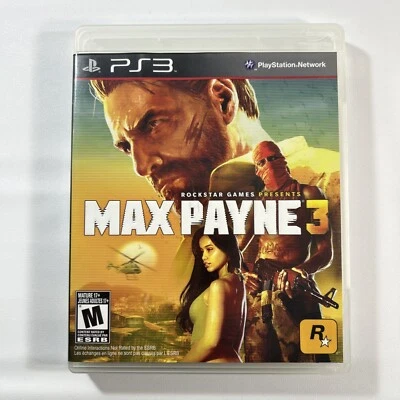 Max Payne 3 Sony PlayStation 3 PS3 Complete CIB Tested Works - Image 1 of 4
