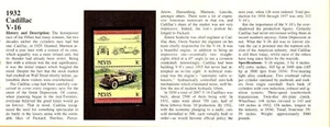 Tarjeta de perfil hiper/sello Lea-Francis Type S 1932 Cadillac V-16 y 1928 - Imagen 1 de 2