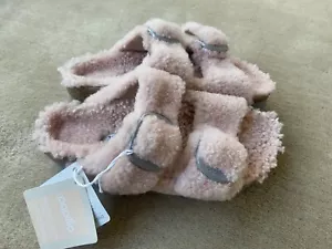 Sandalias Papillio BIRKENSTOCK Arizona rosa rubor peluche hebillas grandes 37 6-6/5 nuevas sin caja - Imagen 1 de 3