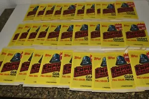 TOPPS STAR WARS EMPIRE STRIKES BACK CARTOLINA FOTOGRAFICA GIGANTE A COLORI LOTTO DI 30 (MAS99) - Foto 1 di 3