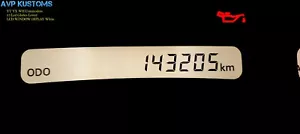 x3 White LED Globe Lower LCD Dash VT VX WH Commodore Calais Berlina Statesman - Picture 1 of 7