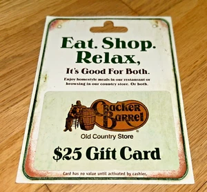 2006 Vintage Cracker Barrel Geschenkkarte (kein Wert) Sammlerstück - Bild 1 von 3