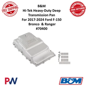 B&M Hi-Tek Automatic Transmission Deep Pans For 2017-24 Ford F-150/Bronco/Ranger - Picture 1 of 6
