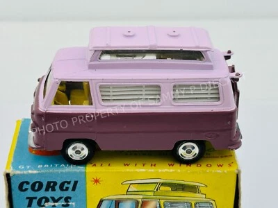 CORGI TOYS #420 FORD THAMES AIRBORNE CARAVAN Purple/Pink in BOX !!! - Image 1 of 4