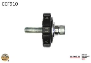 Kaoko Cruise Control Throttle Lock Black (OEM Steel Back Guard) BMW F700GS 13-18 - Picture 1 of 2