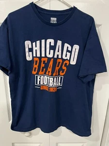 Vintage Junk Food Chicago Bears Logo Graphic T shirt Men's Size XL - Picture 1 of 3