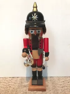 ❤️STEINBACH NUSSKNACKER ~ DER FEUERWEHRMANN 👩🚒 17" ~ SELTENES SAMMLERSTÜCK IM AUSSENTIERTES❤️ - Bild 1 von 5