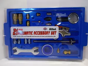 Allied Pneumatic 21 Pc. Piece Pneumatic Accessory Set 30635 1992 Sealed Package - Foto 1 di 11
