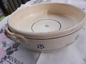 Keramik Schale, Schüssel Toscana, 32 cm, mit Pünktchen - Bild 1 von 9