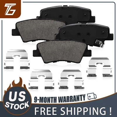 Rear Ceramic Brake Pad Kit for 2014 - 2017 Kia Cadenza 2012 - 2017 Hyundai Azera Foto 1 de 4