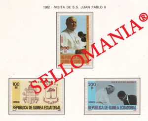 1982 JUAN PABLO II POPE JOHN PAUL II 32 / 34 ** MNH GUINEA ECUATORIAL TC21932 - Imagen 1 de 1