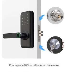 BDI Digital Smart TouchPad Door Lock with Tuya APP & Key Card - Picture 1 of 8