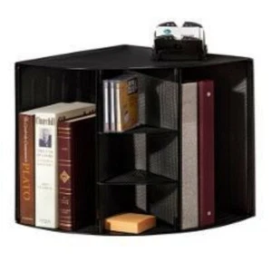 Rolodex Eldon Expressions Mesh Collection Corner Desktop Shelf Five Sections - Picture 1 of 2