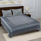 The Hobby Bounty Cotton King Bedsheet 90*100" With 2 Pillow Cover