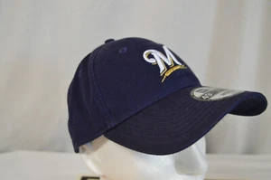 New Era Milwaukee Brewers Navy Core Fit Replica 49FORTY Fitted Hat SIZE -MED-NWT - Picture 1 of 7